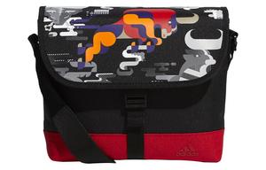 Сумка через плечо унисекс adidas, Черный светло-алый