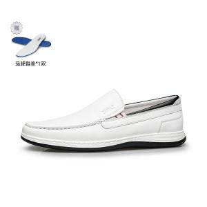 Мужские повседневные кроссовки низкие белый/черный/синий ZRO