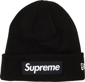 Шапка Supreme x New Era Box Logo 'Black', черный
