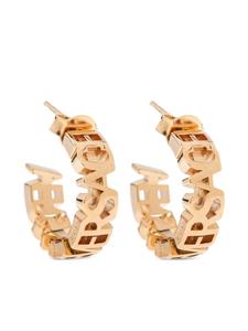 Серьги с логотипом Versace, золотой