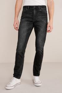 Хлопковые джинсы Next, черный