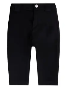 Укороченные брюки Balmain Kids, черный