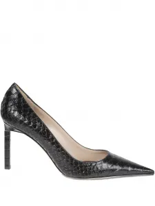 Туфли-лодочки на каблуке с заостренным носком TOM FORD, черный