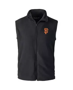 Мужской черный жилет San Francisco Giants Houston с застежкой-молнией Dunbrooke