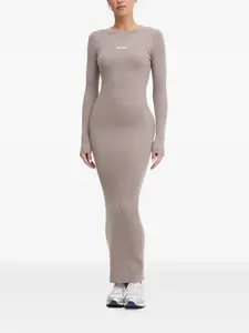 Макси-платье с логотипом Guess Usa, нейтральный