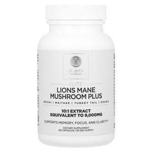 Добавка Dr. Emil Nutrition Elite Lions Mane Mushroom Plus, 60 капсул