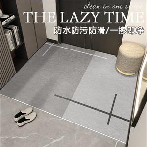 Budis Ковер 80х100 см из ПВХ кожи для прихожей/спальни, влагонепроницаемый, нескользящий, настраиваемый вырез Symphony