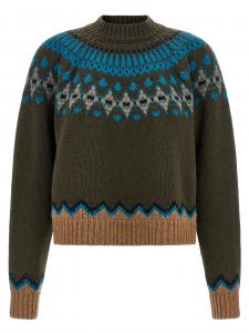 Свитер «Сладкая зима» Alanui, зеленый