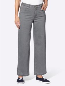 Джинсы из светло-серого денима Sieh an!