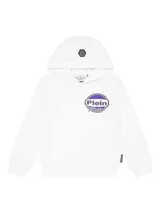 Худи strass cars racing Philipp Plein, белый