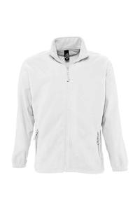Флисовая куртка North с молнией во всю длину SOL'S, белый