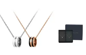 DW/DanielWellington Ожерелья Daniel Wellington Alloy унисекс фарфор белый серебристый и керамика черный золотой