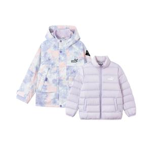 Ветровка куртка 2 предмета набор kids' PUMA, фиолетовый