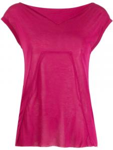 Полупрозрачная футболка Rick Owens, фиолетовый