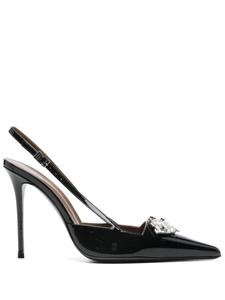 Giuseppe Zanotti туфли с кристаллами, черный