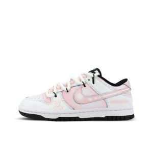 Nike Кроссовки для скейтбординга Dunk Orangutan Mischief XJDD Sweetheart Honey Peach низкие Unisex белые розовые