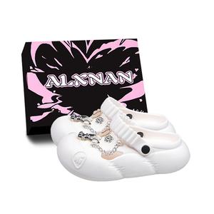 Alxnan Клоги женские белые в коробке, цвет White (Box)