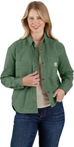 Женская свободная рубашка Carhartt Rugged Flex Heavyweight Duck, Frosted Balsam