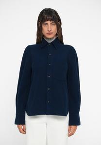 Блуза Victoria Beckham SHIRT, Indigo Garment Dye/Dark Blue