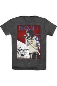Футболка Bon Jovi 86 Tour для взрослых Heather Gildan, черный