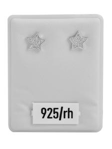 Adeliás Женские серьги - серьги-гвоздики из серебра 925 пробы с кубическим цирконием в серебряной оправе