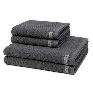 Набор полотенец TERRY SET Smart 4 предмета Ross, темно-серый