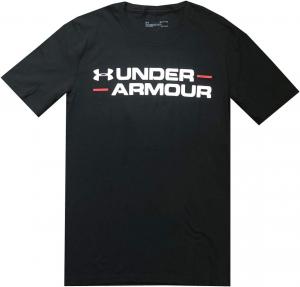 Мужская хлопковая футболка с логотипом HeatGear от Under Armour, Black