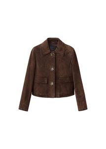 Куртка межсезонная MANGO Sue, коричневый