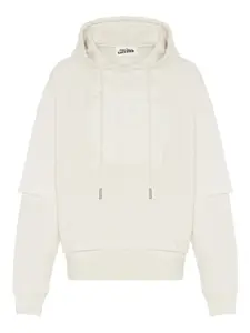 Худи с двойными рукавами Jean Paul Gaultier, белый