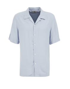 Рубашка на пуговицах классического кроя WE Fashion, светло-синий