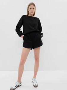 Винтажный мягкий свитшот с кружевом Gap, черный