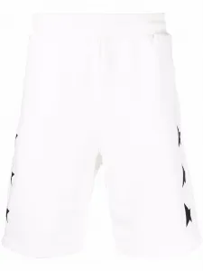 Спортивные шорты с отделкой Star GOLDEN GOOSE, белый