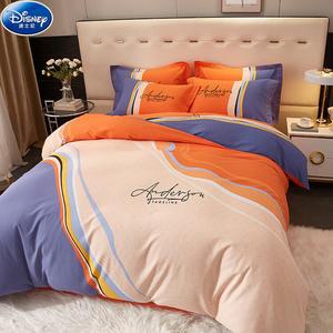 Disney Постельное белье, простыня 245 см, пододеяльник 200x230 см, цвет кайлина оранжевый