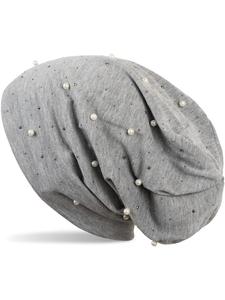 Шапка styleBREAKER, пестрый серый