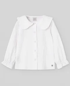 Детская блузка однотонная коллекция Сетитас Paz Rodríguez, белый