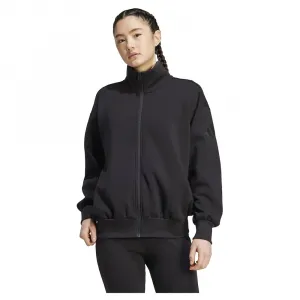 Толстовка adidas All SZN Soft Lux Loose full zip, черный