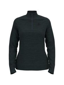 Лонгслив Odlo Sweatshirt Mid layer 1/2 zip ESS, антрацит