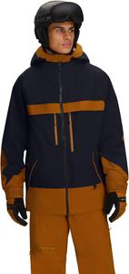 Мужская горнолыжная куртка Obermeyer Steibis Shell, водонепроницаемая, дышащая, растягивается в двух направлениях, толщина 30 мм, Black