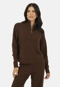Свитер с воротником Brave Soul, Brown