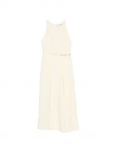 Платье-миди с сборками Givenchy, бежевый