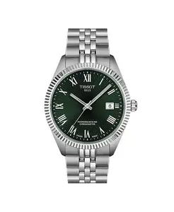 Мужские часы Ballade Power с серебряным браслетом из нержавеющей стали, 39 мм Tissot, green