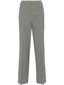 Меланжевые брюки прямого кроя Fabiana Filippi, серый