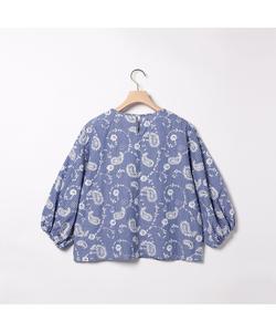 Блузка-пуловер с вышитыми полосками в стиле пейсли