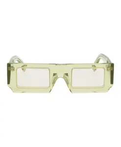 Стильные солнцезащитные очки Jacquemus, зеленый