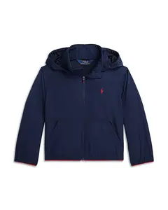 Детская складная куртка с капюшоном для малышей. Ralph Lauren, синий