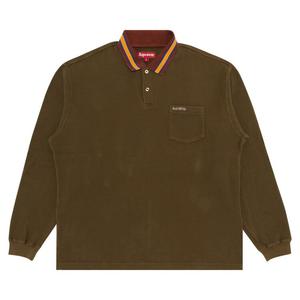 Поло Supreme Thermal Long-Sleeve 'Olive', зеленый