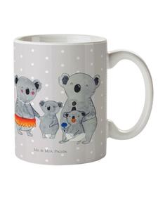 Детская кружка Семейка коал без слов в пастельно-серых тонах Mr. & Mrs. Panda