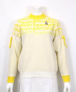 Теплый вязаный свитер с логотипом Gradation Archivio, цвет Yellow(145)