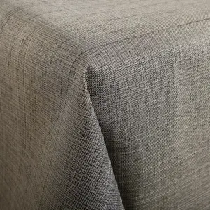 Скатерть Delindo Lifestyle "SAMBA", (1 шт.), грязеотталкивающая, устойчивая к УФ-излучению, 230 г/м² Ø 150 см, серо-коричневый