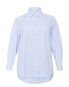 Блуза KAFFE CURVE Victa, светло-голубой